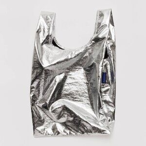 NWT Baby Baggu - Metallic Silver